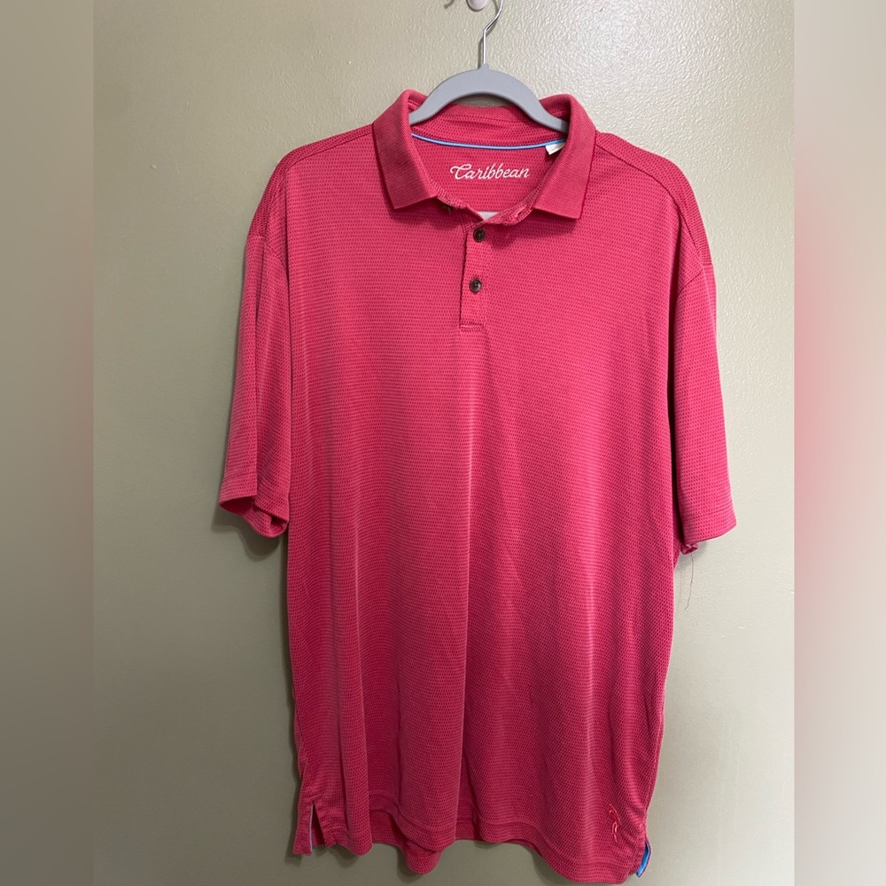 Pink‎ Caribbean Polo, Size L